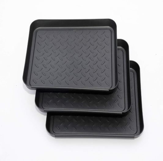 Rubber Boot Tray for Entryway,Boot Mat,Shoe Tray,Shoe Mat for Indoor and Outdoor Use (Soft Silicone Rubber, 29.5X14.9 inch)