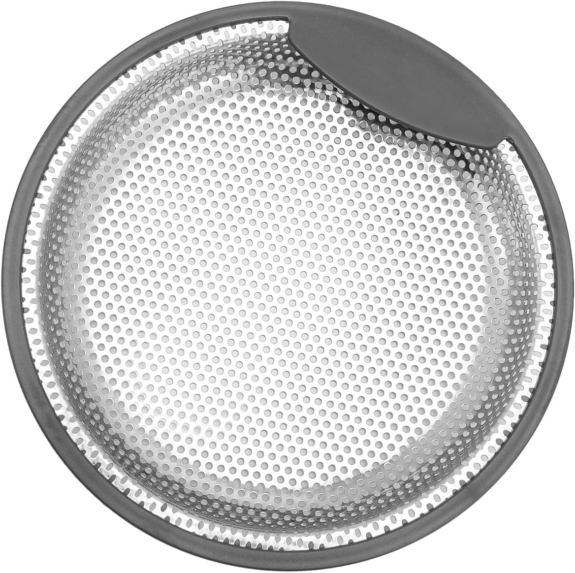 2pcs Kitchen Sink Drain Basket, 3 1/4 '' 304 Stainless Steel Drainage Filtration Basket with Handle for Kitchen Sink Strainer Replacement