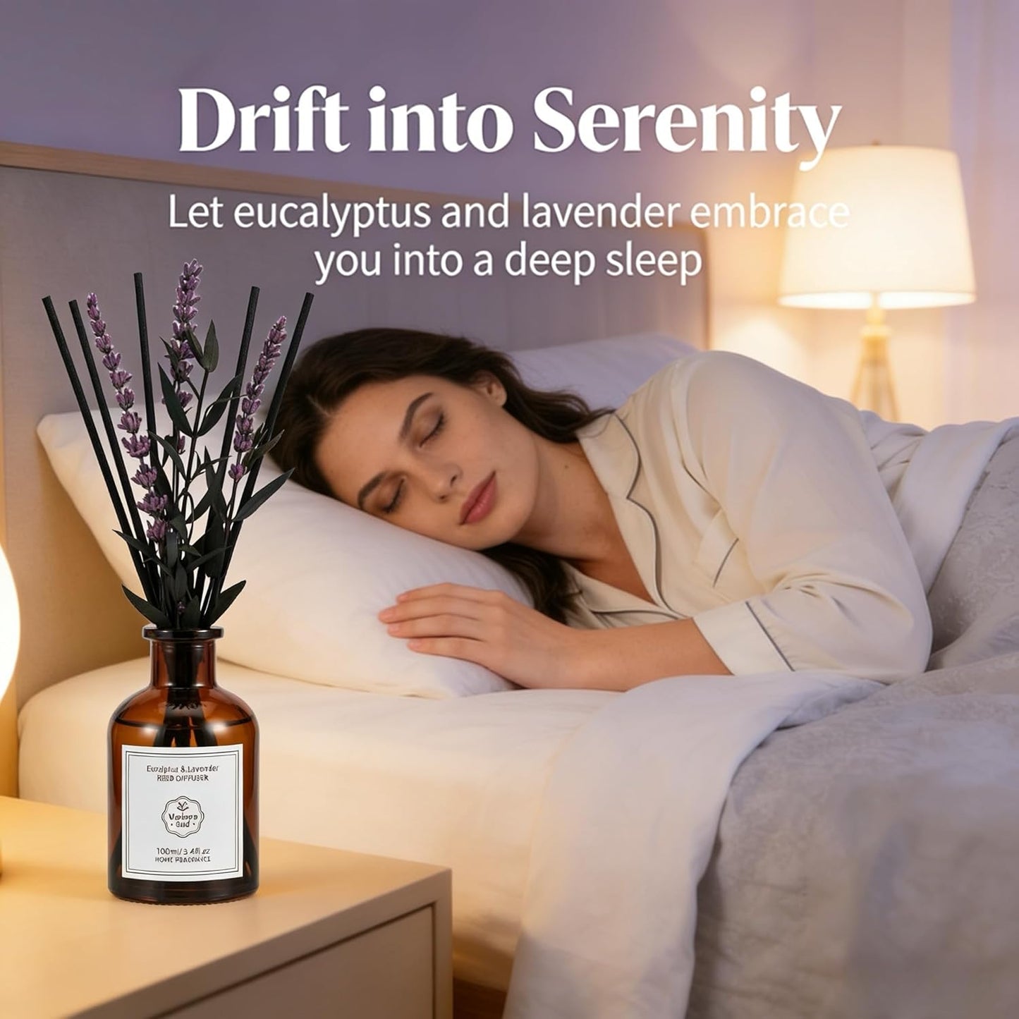 Luxury Hotel Scent Reed Diffuser 100ml (3.38oz) | No.1898 Hotel Collection Diffuser Oil Inspired by Ritz Carlton | Home, Bathroom & Office Decor | Long-Lasting Room Freshener Gift Set