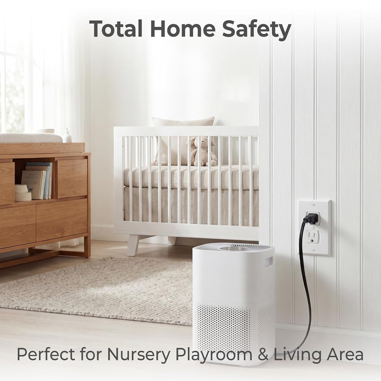 4-Pack Self-Closing Outlet Covers Baby Proofing - for Standard Single Screw & Decorator 2-Screw Outlets - Child Proof Sliding Outlet Covers