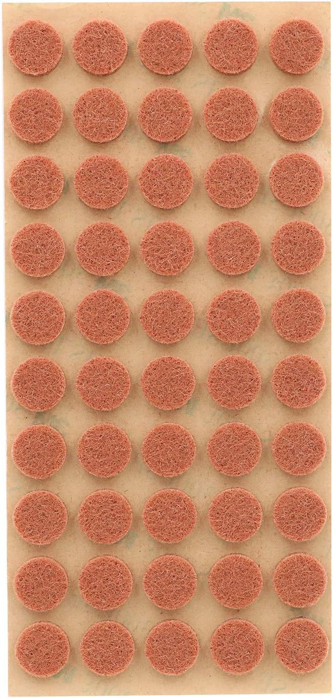 Furniture Felt Pads 3/8" (10mm) Diameter Round 3M Self Adhesive Protects Kitchen Cabinets, Drawers, Desks and Furniture Against Bumps and Scratches 100 Pack - Grey