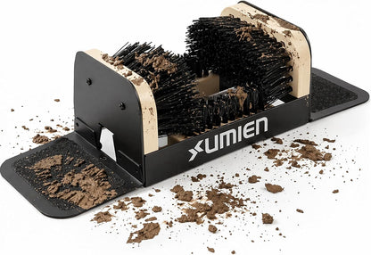 Umien™ Boot Scraper Outdoor Shoe Brush with Flaps - Cleaning Heavy-Duty Shoe Cleaner and Boot Scrubber for Mud, Dirt, and Snow - Durable Weather-Resistant Outdoor Shoe Cleaning Tool