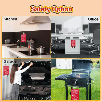 10 Pack Fire Blanket Emergency for Home Kitchen, 39 x 39 Large Emergency Fire Suppression Blankets Fiberglass Flame Retardant Protection for Home Kitchen Car Office Warehouse Camping Safety