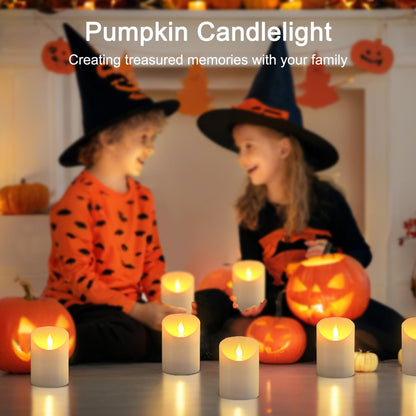 3"x3" Flickering Flameless Candles, Realistic LED Candles, Battery Operated Candles with Remote and Timers, Real Wax Electric Fake Pillar Candles for Festival Wedding Home Party Decor -2Pack