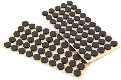 Furniture Felt Pads 3/8" (10mm) Diameter Round 3M Self Adhesive Protects Kitchen Cabinets, Drawers, Desks and Furniture Against Bumps and Scratches 100 Pack - Grey