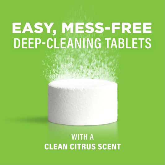 Affresh Garbage Disposal Cleaner, Helps Power Away Odor Causing Bacteria, Debris & Grime in Grind Chamber, Impeller & Drain Pipe, 12 Tablets, 1 Year Supply