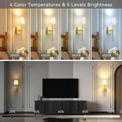 iThird Wall Sconce Battery Operated Set of 2, 6000mAh Rechargeable Wall Lights with Touch Control and Remote Control, Wireless Wall Lamps for Bedroom, Black Sconces Wall Decor for Living Room Hallway