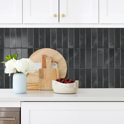 STICKGOO 10-Sheet Peel and Stick Backsplash Tile, Self Adhesive Vinyl Wall Tiles, Stick on Backsplash for Kitchen and Bathroom(Thicker Design)