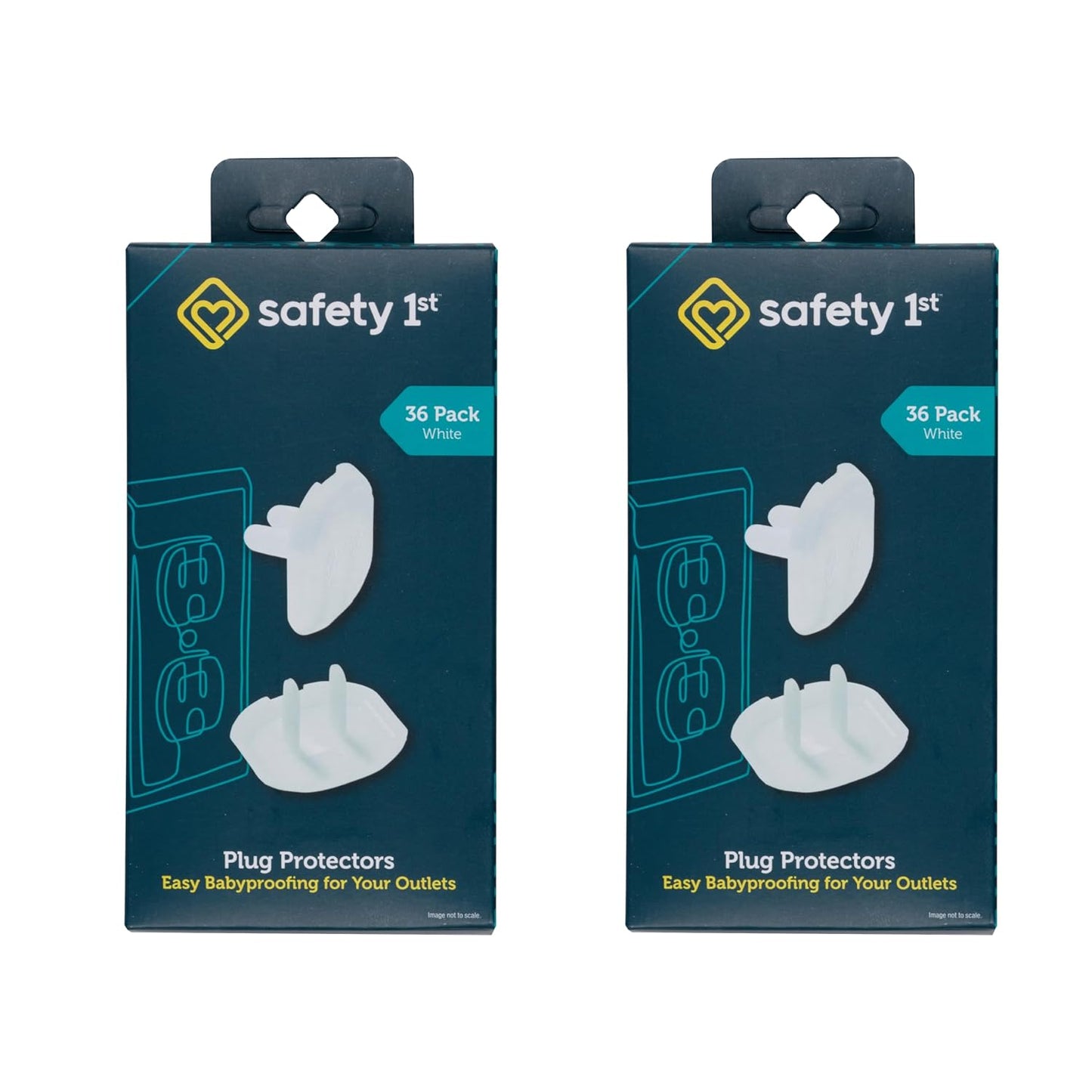 Safety 1st Electrical Outlet Baby Proof Covers, Secure Outlet Plugs, Baby Proofing, 36 Count