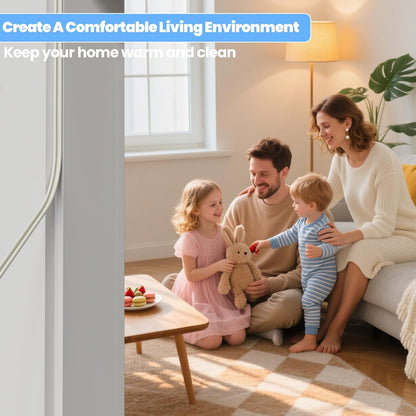 19.7ft V-Shape Thin Weather Stripping Door Frame Seal Strip,Self-Adhesive Door Small Gap Filler for Winter Insulation,Foam Weatherstripping for Door Draft Stopper Light Blocker,White