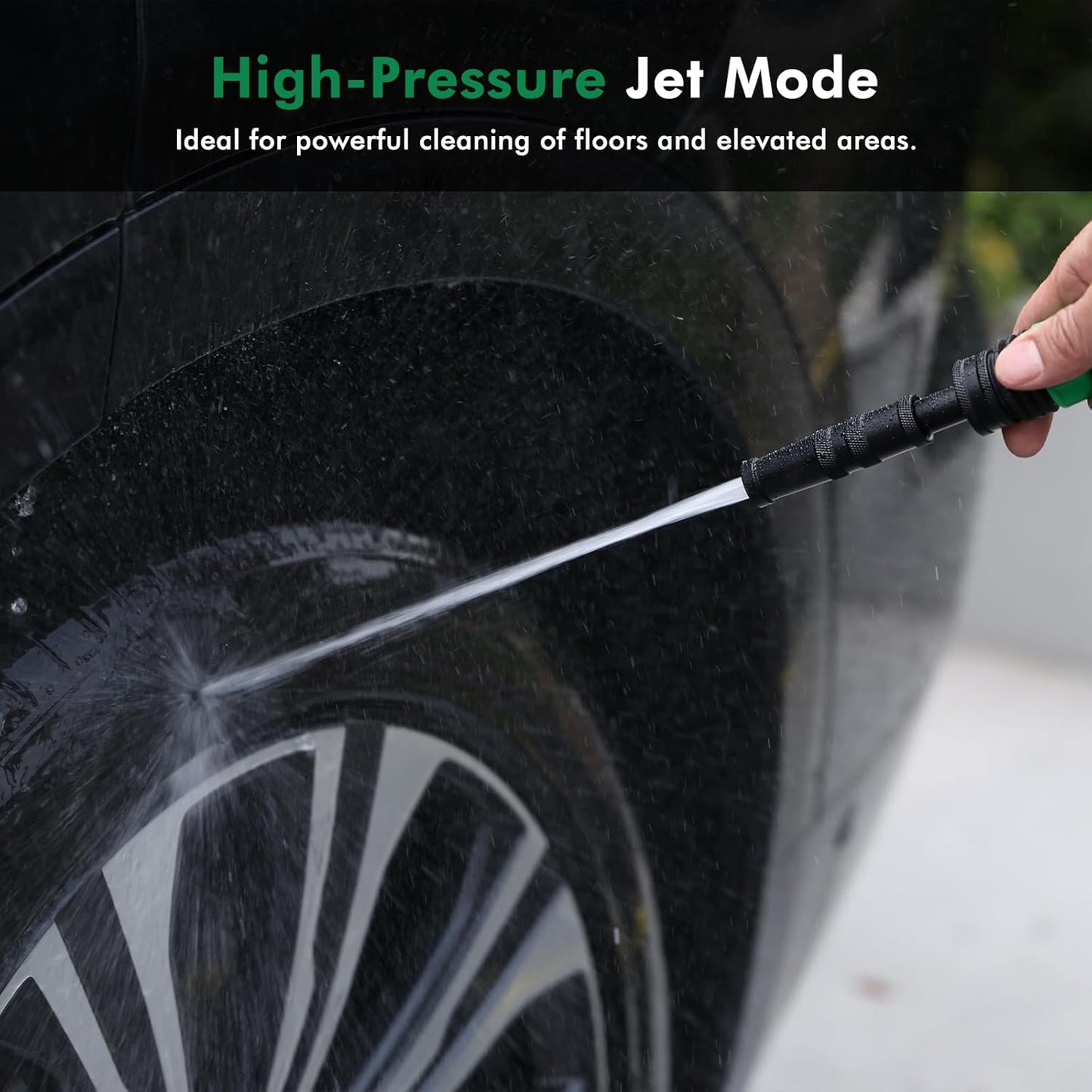 RESTMO Metal Water Hose Nozzle, Heavy Duty Brass Nozzle | High Pressure, Garden Hose Sprayer, For Outdoor