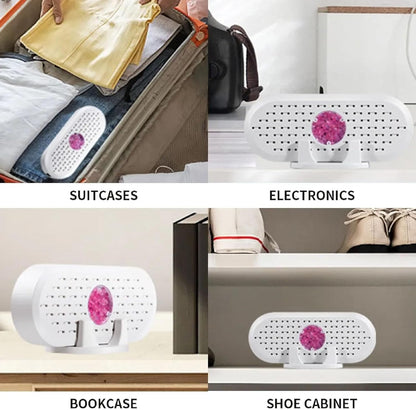 Mini Dehumidifier For Bathroom, 6V 5W USB Charging Portable Small Dehumidifier For Bathroom Portable Electric Dehumidifiers For Closet Shoe Cabinet With Enhanced Efficiency