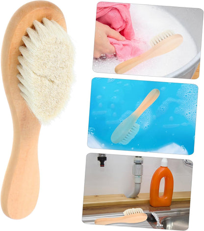 Mobestech Furniture Brush Ink Remover from Clothes Laundry Scrub Brush Soft Bristle Laundry