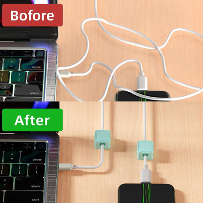 9 Pack Cord Organizer Holder,Costop Strong Adhesive Under Desk Cable Management,Magnetic Cable Clips,Wire Holder Keeper Organizer Neatly for Home,Office,Car,Desk,Nightstand,Desktop