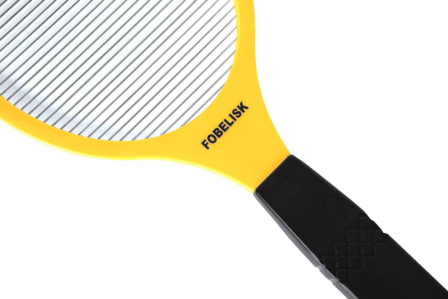 Electric Fly Swatter Racket for Mosquito and Flying Insect Control | Portable Design, Indoor/Outdoor Use, Camping Ready, Instant Bug Zapping, Includes 22 AA Batteries, Non-Slip Grip