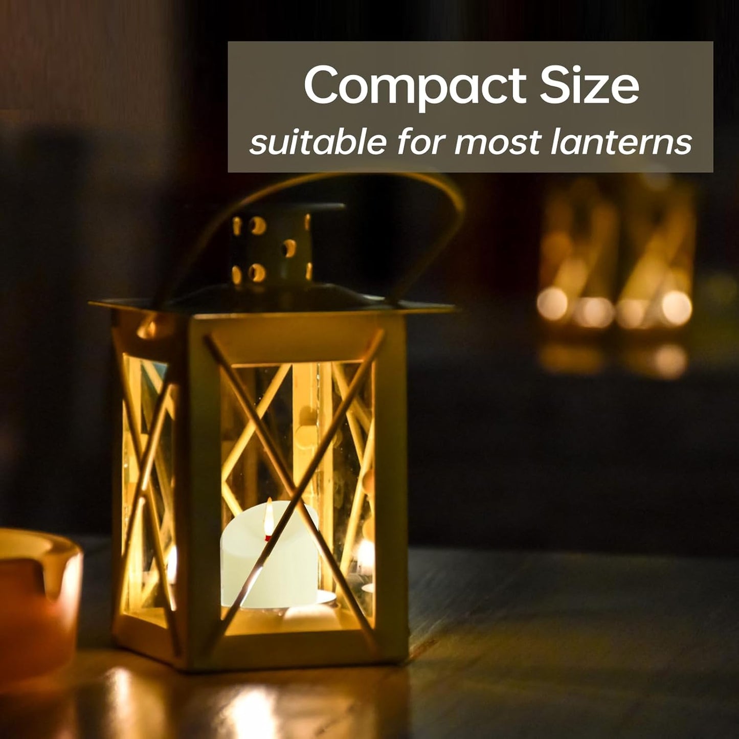 TECHLONG 3"x3" Flickering Flameless Candles Waterproof, Battery Operated Candles with Remote Timer, Last 600 Hours Electric Fake LED Candles for Halloween Christmas Decoration, Ivory White, Set of 6
