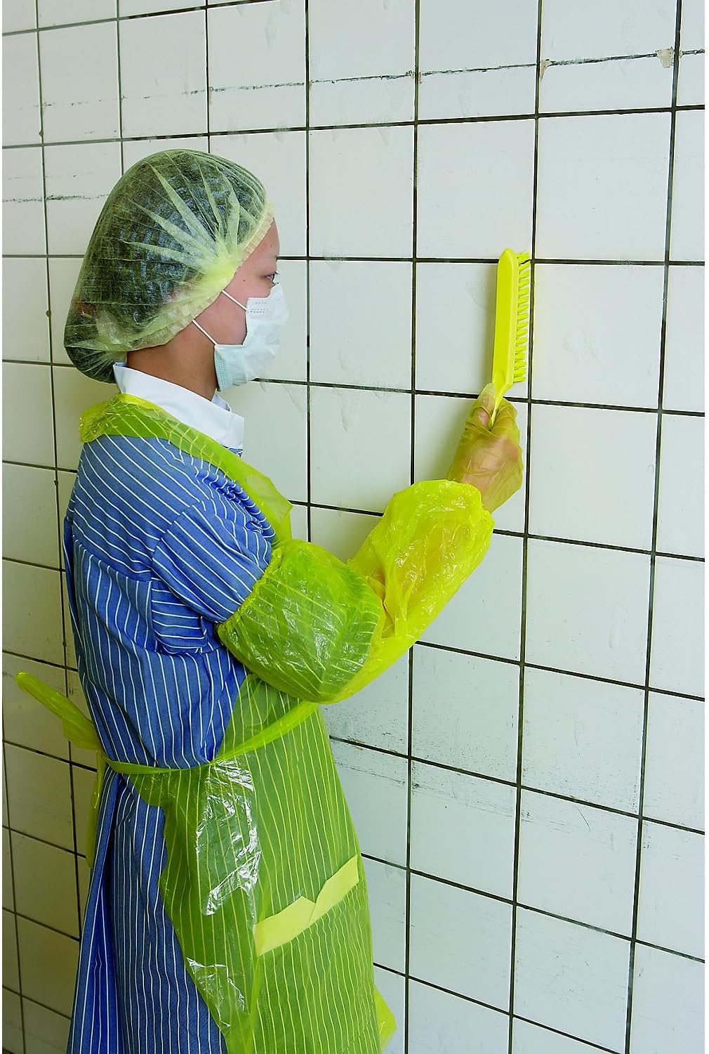 Vikan 13/16 in W Scrub Brush, Stiff, 11 51/64 in L Handle, 5 51/64 in L Brush, Blue, Plastic 41953-1 Each