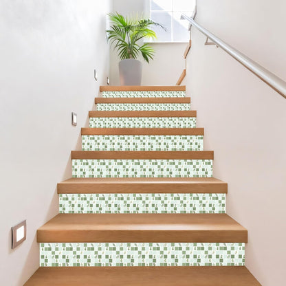 Peel & Stick Tile Stickers Waterproof Self-Adhesive Backsplash Stickers for Kitchen Bathroom Decor 10 Pack 11.8''x11.8'' (Light Green)