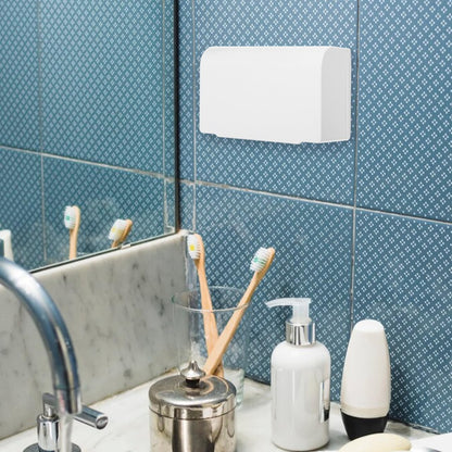 DOITOOL Waterproof Socket Protective Cover Sticky Style Double-Position Thickened Outlet Cover Weatherproof Socket Box for Home Kitchen Bathroom Easy Installation 7.95X4.76X2.95 Inch