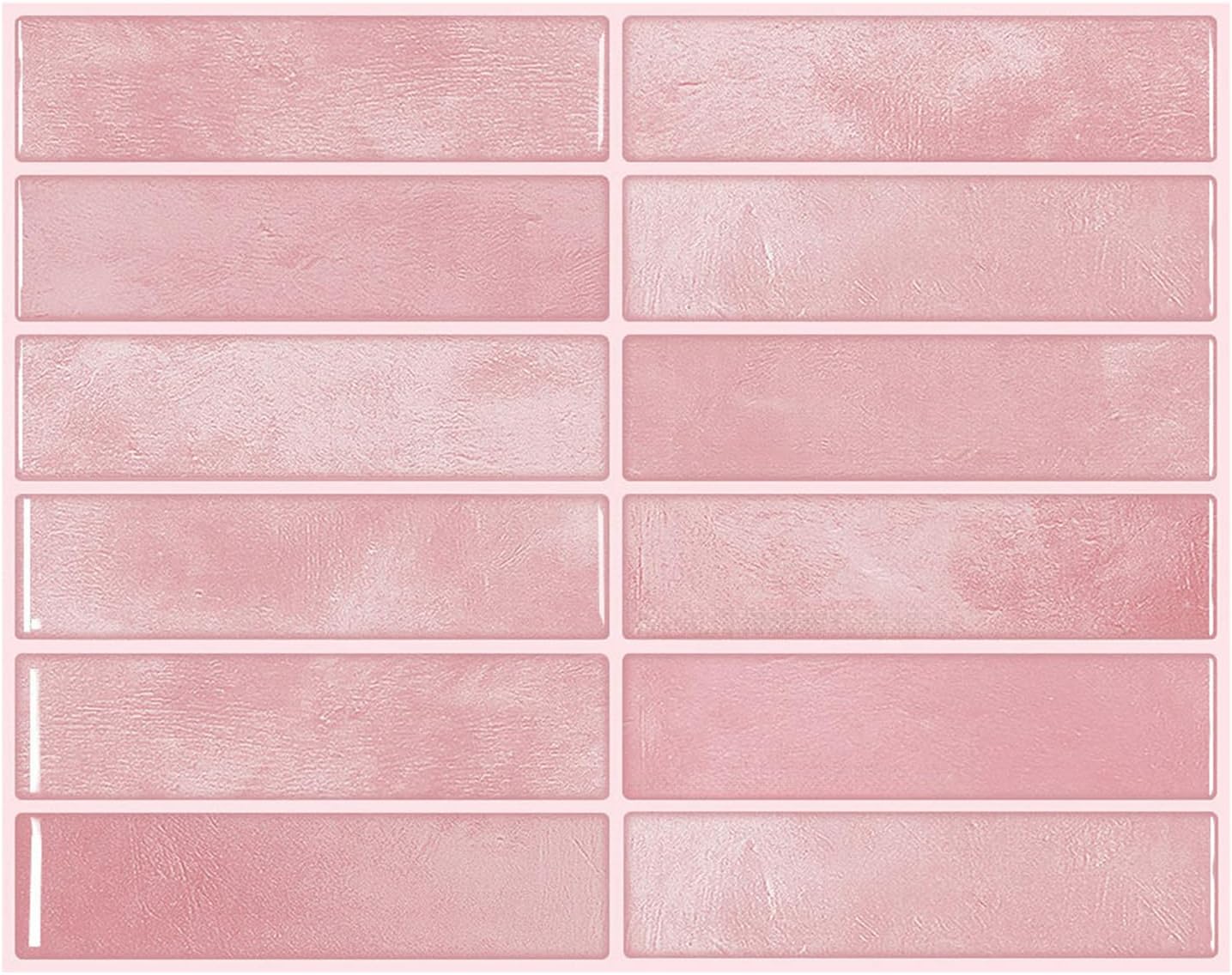 Peel and Stick Backsplash Tiles – Easy DIY Self-Adhesive Subway Wall Tiles, 10 Pack for Kitchen & Bathroom, 11.42'' x 9'' (White Grey)