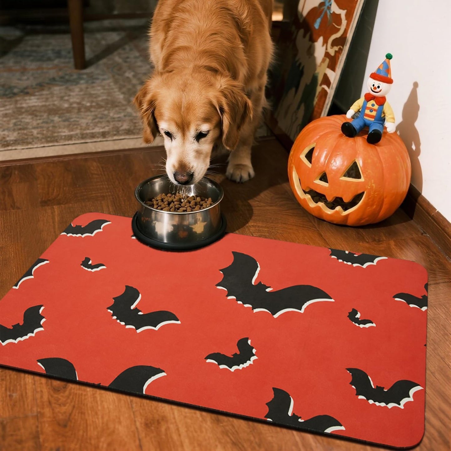 TYUU Bath Mat, Bathroom Rugs Non Slip Washable Thin Absorbent Quick Dry Bath Mat Fits Under Door Bathroom Floor Mat Perfect for Bath, Shower, or Sink 16"x24" Dark Grey