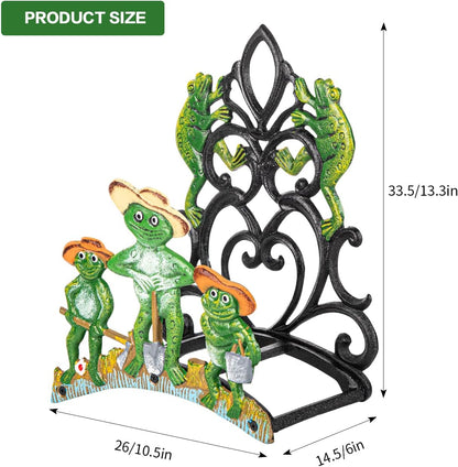 Sungmor Heavy Duty Cast Iron Hose Holder,Garden & Yard Decorative Birds Wall Mounted Hose Butler,Water Pipe Holds,Rack,Hanger,Antique Wall Decorations