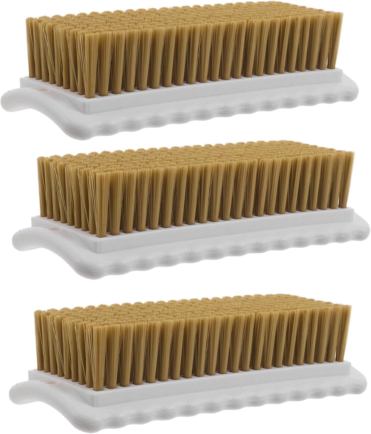 3pcs Soft Bristle Scrub Cleaning Brush Stain Remover Fabric Cleaning Brush Laundry Scrub Cleaner for Carpet, Clothes, Bathroom, Sneaker