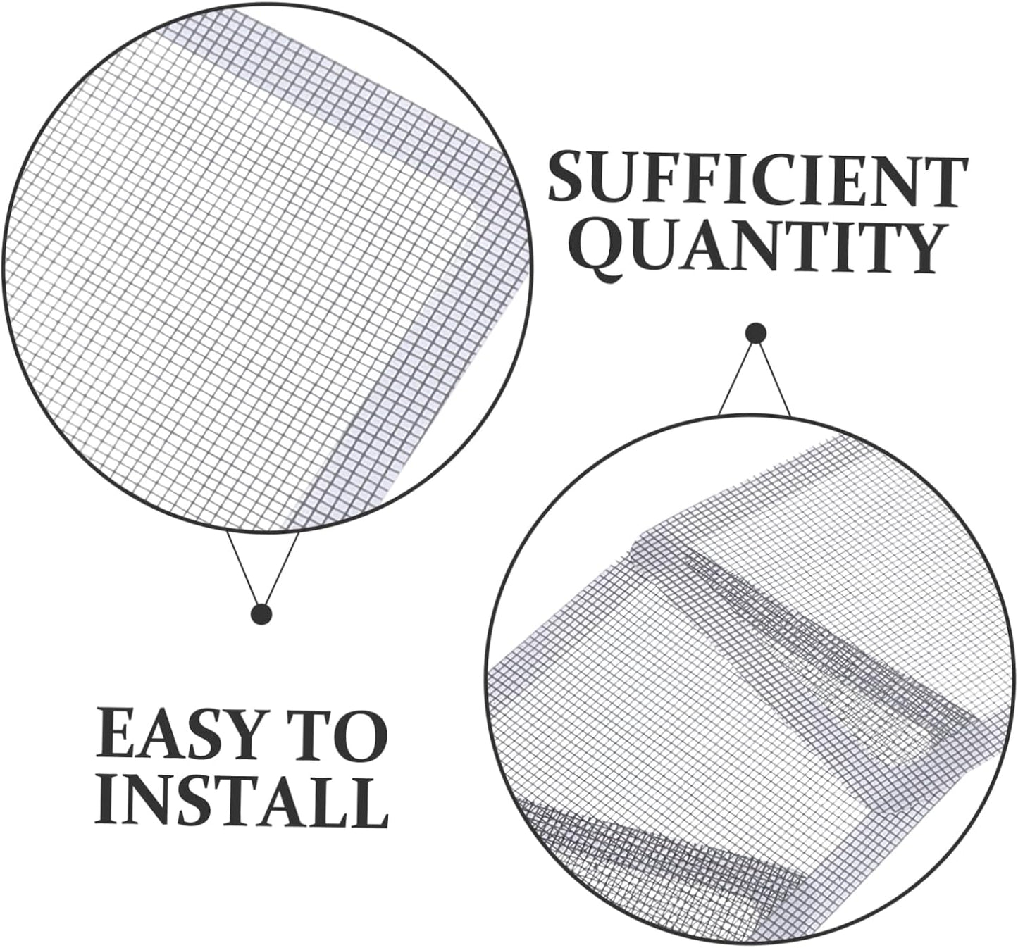 Window Screen Repair Patch Kit Adhesive Patch Pads for Holes Door Screen Mesh Tape