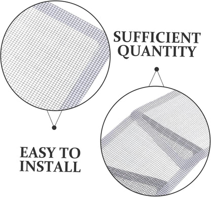 Window Screen Repair Patch Kit Adhesive Patch Pads for Holes Door Screen Mesh Tape
