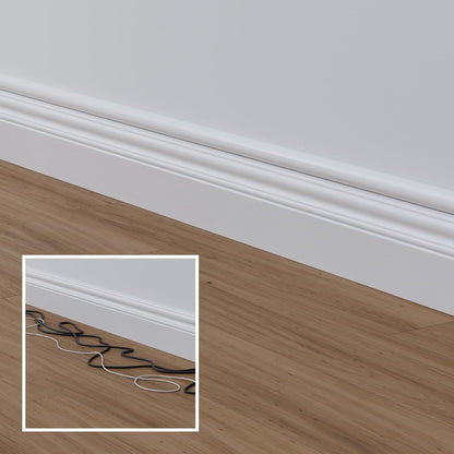 D-Line 157in Cord Cover Kit, Self-Adhesive Wire Hiders, Cable Raceway to Hide Wires on Wall, Electrical Cable Management - 10x 15.7 Lengths & 19 Accessories - 1.18" (W) x 0.59" (H) - Black