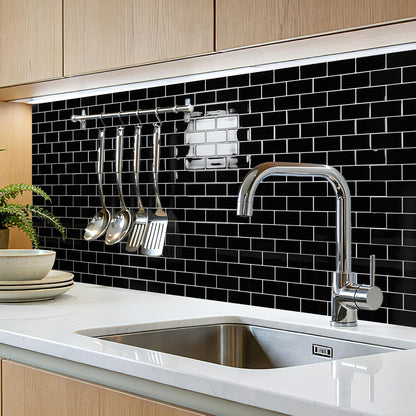 Art3d Peel and Stick Backsplash for Kitchen White Subway (10 Tiles, Thicker Design)