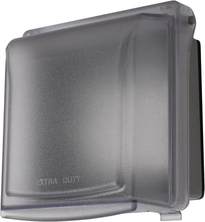 Sigma Engineered Solutions 14426CLM 2-Gang Non-Metallic While-In-Use Weatherproof Cover, Clear