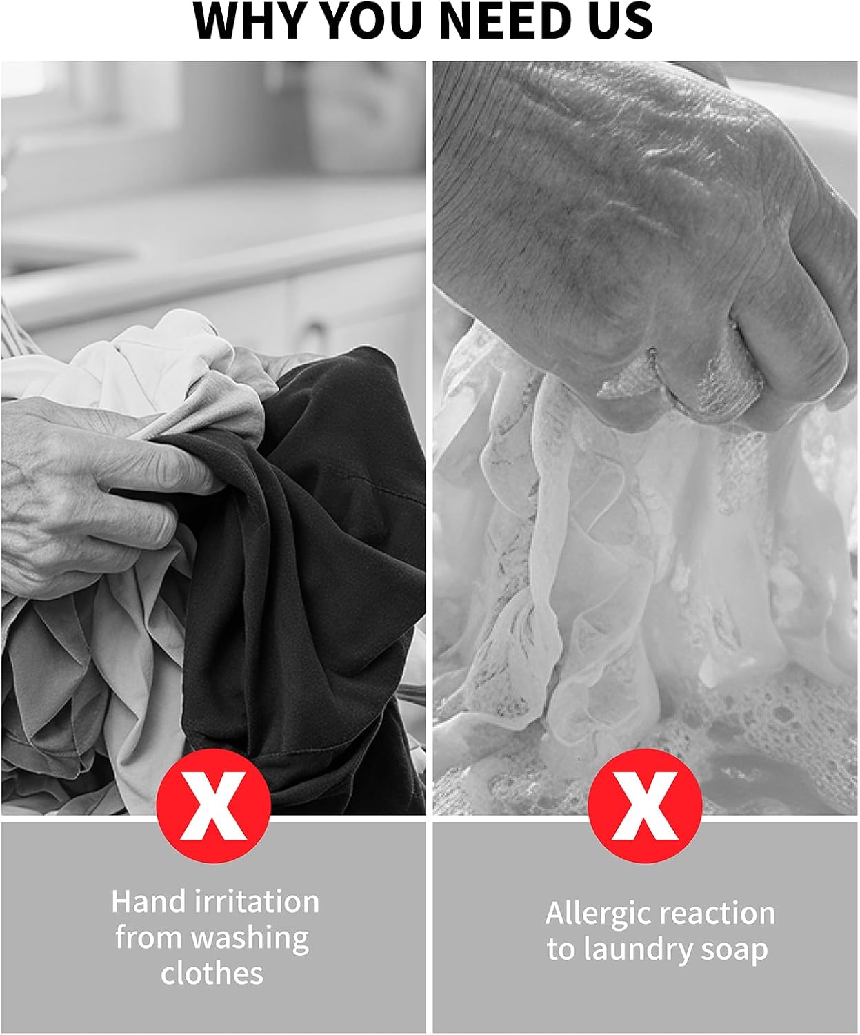 3PCS Dishwashing Cleaning Gloves + 3PCS Wire Dish Rags Set - Long Cuff Reusable Rubber Gloves & Non-Scratch for Kitchen, Cleaning, Gardening - Waterproof, Tear-Resistant