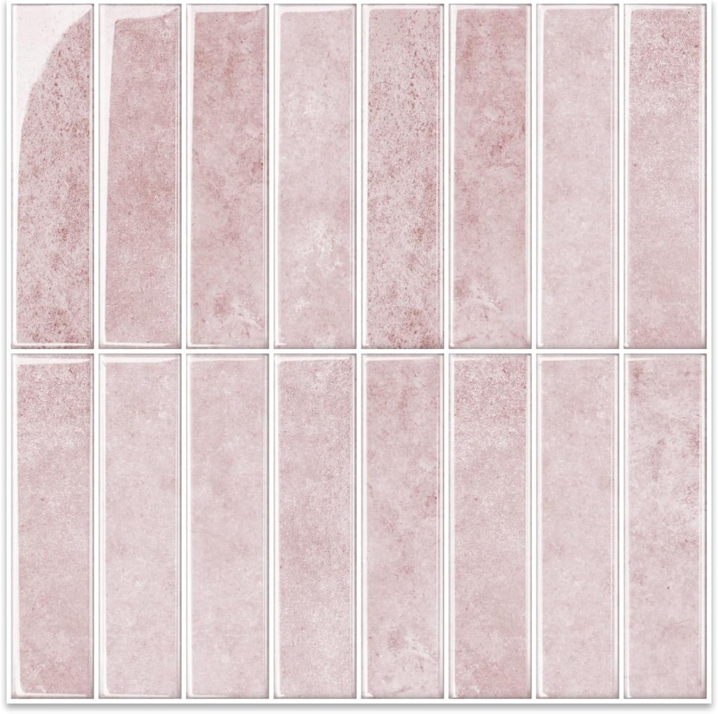 10 Sheets Thicker Design Peel and Stick Backsplash, Self Adhesive Wall Tiles, Stick on Backsplash for Kitchen and Bathroom, 11.8"x11.8",Beige