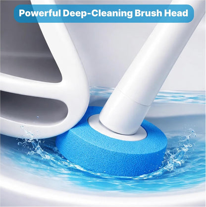 CiLoN 30 Pack Auto-Open Lid Disposable Toilet Bowl Brush & Holder System | Wall-Mounted Disposable Toilet Cleaning Set For Touch-Free Space-Saving Hygienic Modern Bathrooms (Starter Kit + 30 Sponge)