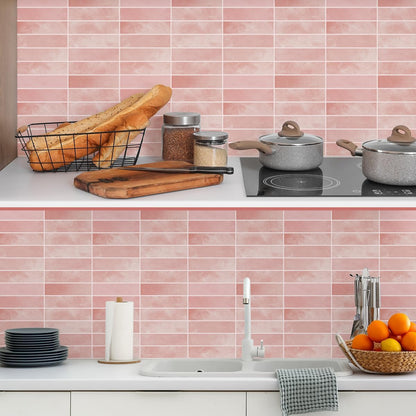 Peel and Stick Backsplash 3D Wall Tiles,Self-Adhesive,Oil Proof,Waterproof, Removable Wall Panels for Kitchen & Bathroom,Modern Design, Easy Install (10.7ft，12x9 inch,14 Pack) (Beige)