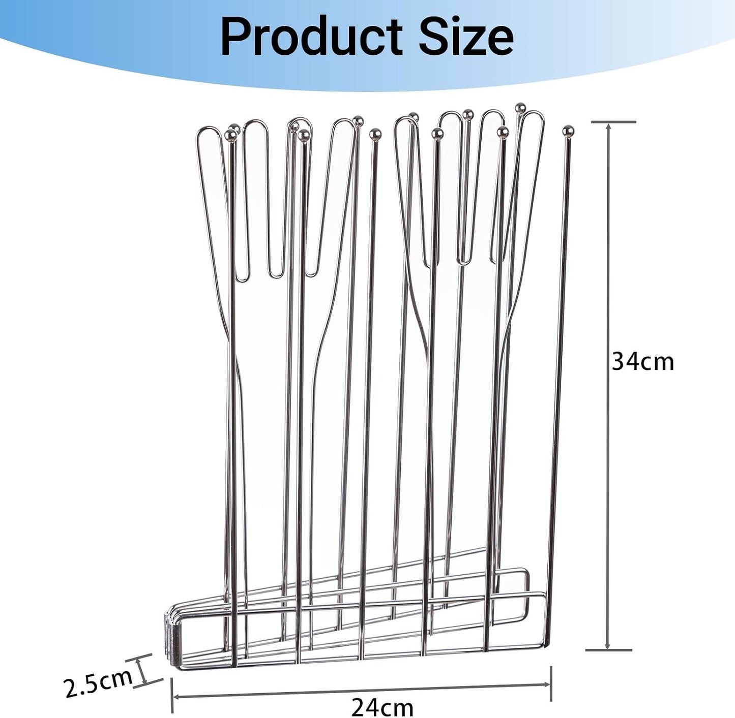 Kitchen Glove Holder, Bottle Drying Rack, Stainless Steel Dish Glove Holder,Baby Bottle Dryer Rack,Plastic Bag Drying Rack,Dishwasher Glove Drying Rack