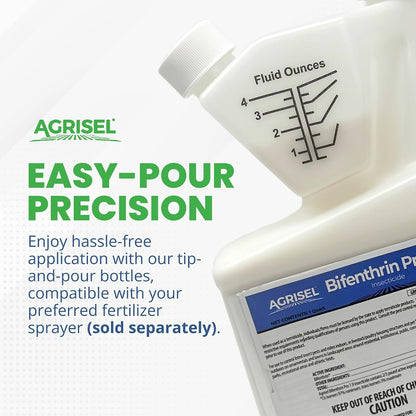 Agrisel Bifenthrin Pro 7.9, Insect Control, Safe for Plants & Crops, Insecticide, Effective Against 125+ Insects, 1 Gallon
