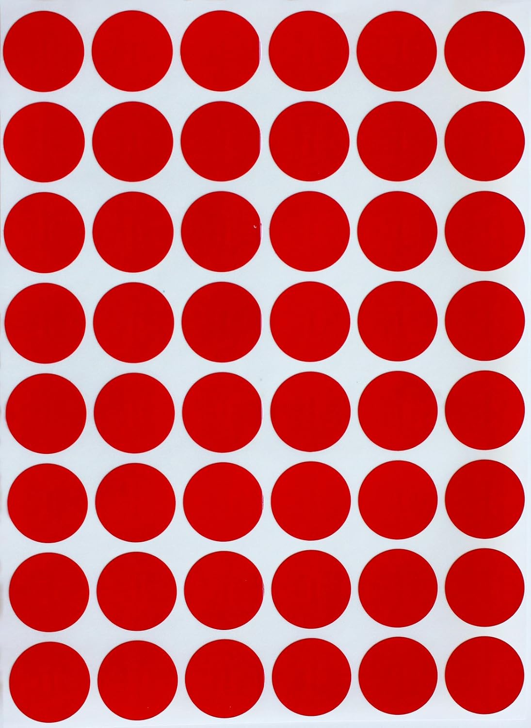 Royal Green Dot Sticker 11/16" Inch (17mm) Colored Labels in Purple - 2400 Pack - Colors B