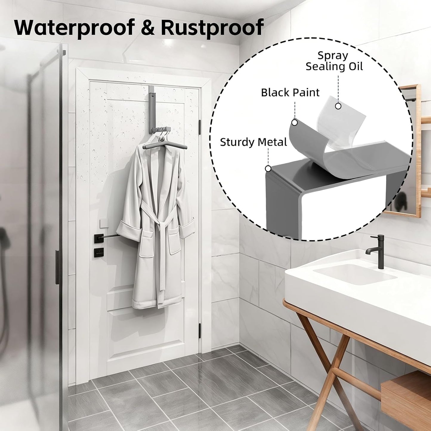 2 Pack Over The Door Hanger Folding Clothes Drying Rack, Folding Hanging Coat Rack for Indoor Laundry Room Compact Small Space Foldable Portable Clothing Hanger Hook Collapsible (Wihte-2(Upgraded))