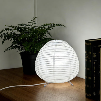 Small Rice Paper Lamp, Japanese Lamp Lantern Table Lamp, Paper Table Lamp, Lantern Lamps for Desk Bedrooms Bedside Night Light (Tower)