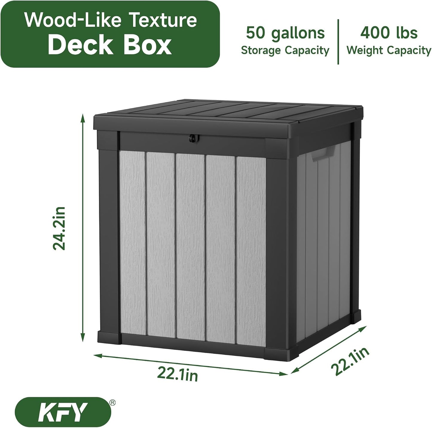 230 Gallon Large Outdoor Storage Box Waterproof, UV Resistant Resin Deck Box with Hydraulic Rod & Lockable Latch for Patio Furniture, Outside Storage Box for Garden Tools, Patio Cushions, Black
