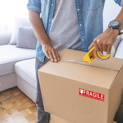 Home Moving Color Coding Labels 3 Bedroom House 2 Bathroom Kitchen Fragile Blank Space Box Stickers, Total 16 Rolls, 50 Labels/Roll, 1 x 4.5 Inch
