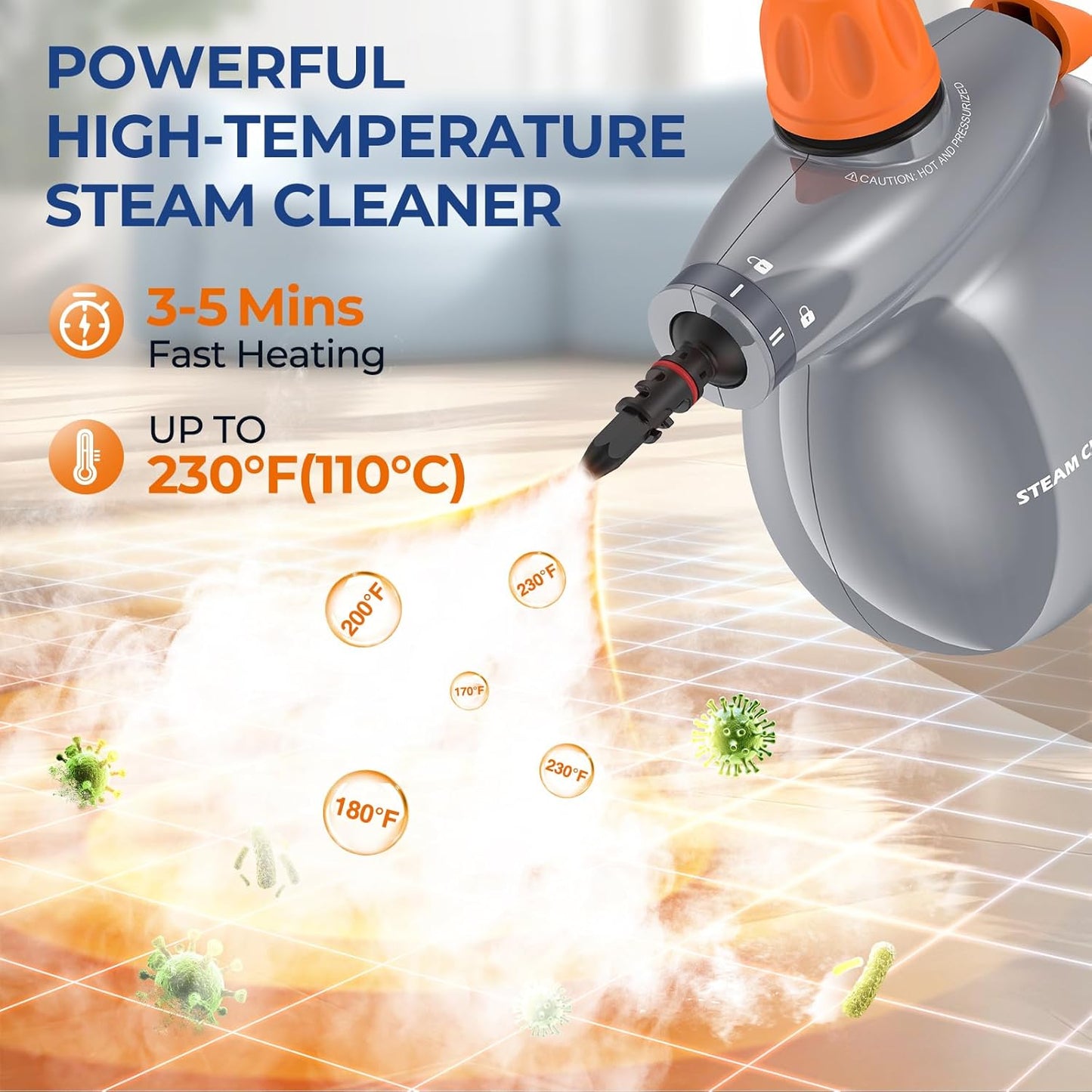 Electric Scrubber, Steam Cleaner