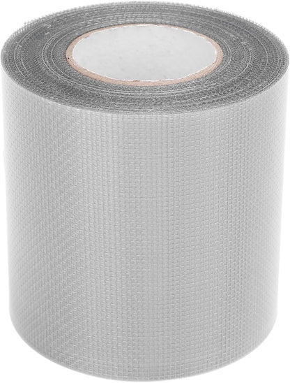 FTVOGUE Window Screen Repair Tape, 80mm x 9.15m Transparent Self Adhesive Mesh Patch for Mesh Doors Tents Pool Net Car Screens Camping Tarps (Gray)