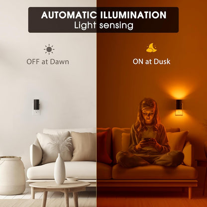Briignite Motion Sensor Night Light,2 Pack Motion Activated Plug in Night Lights, 0-100LM Dimmable Soft White 3000K, Motion Sensor Light Indoor for Bathroom Hallway Bedroom Stairway Kid Elderly Pet