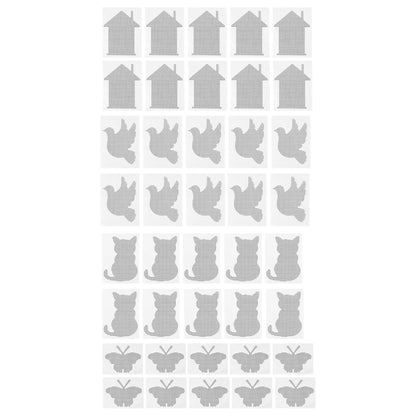 Window Screen Patch - 40 Pack Mesh Repair Tape, Self Adhesive Heavy Duty Protector, Tear Cover Strip | Porch Patio Balcony Tent for Porch Patio Balcony Tent