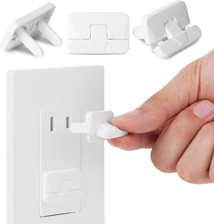 Bates Outlet Covers Baby Proofing - 15 Pack, 2 Prongs, Child Proof Plug Covers for Childproofing