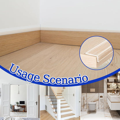 9.84FT Clear 20MM Edge Protector Strip | Self Adhesive, Sharp Edge Wrap Cover Tape, Soft Corner Protectors, Baby Proofing Corner Guards