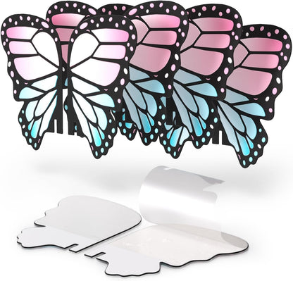 Flying Insect Trap Indoor, Light Fly Trap Captures Flies, Fruit Flies, Gnats, Moths, Mosquito and Other Flying Houseflies(1 Plug-in Device + 3 Pair Refills)